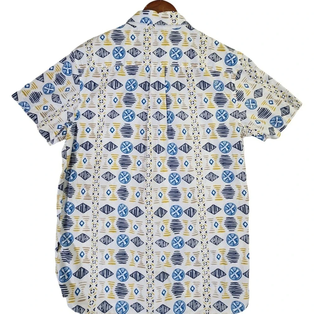 The North Face Baytrail Shirt Men's Medium Geometric White NWT